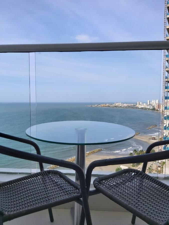 Palmetto Eliptic Luxury Beachfront Apartment Bocagrande Cartagena Eksteriør bilde